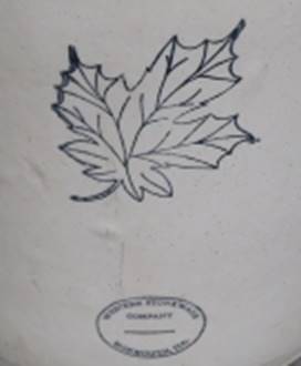 A drawing of a leaf