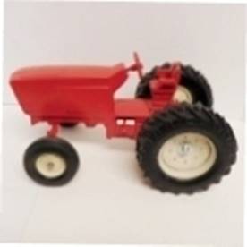 A red toy tractor with black wheels

AI-generated content may be incorrect.