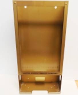 A metal box with a hole in it

AI-generated content may be incorrect.