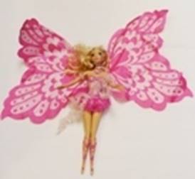 A doll with wings on a white background

AI-generated content may be incorrect.