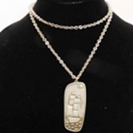 A necklace on a mannequin

AI-generated content may be incorrect.