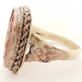A close-up of a ring

AI-generated content may be incorrect.